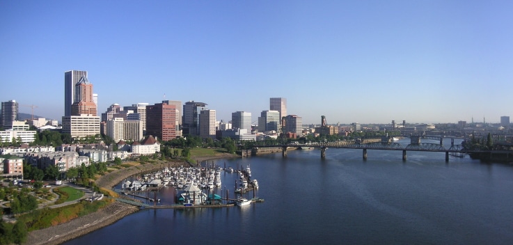 Downtown Portland by Erich