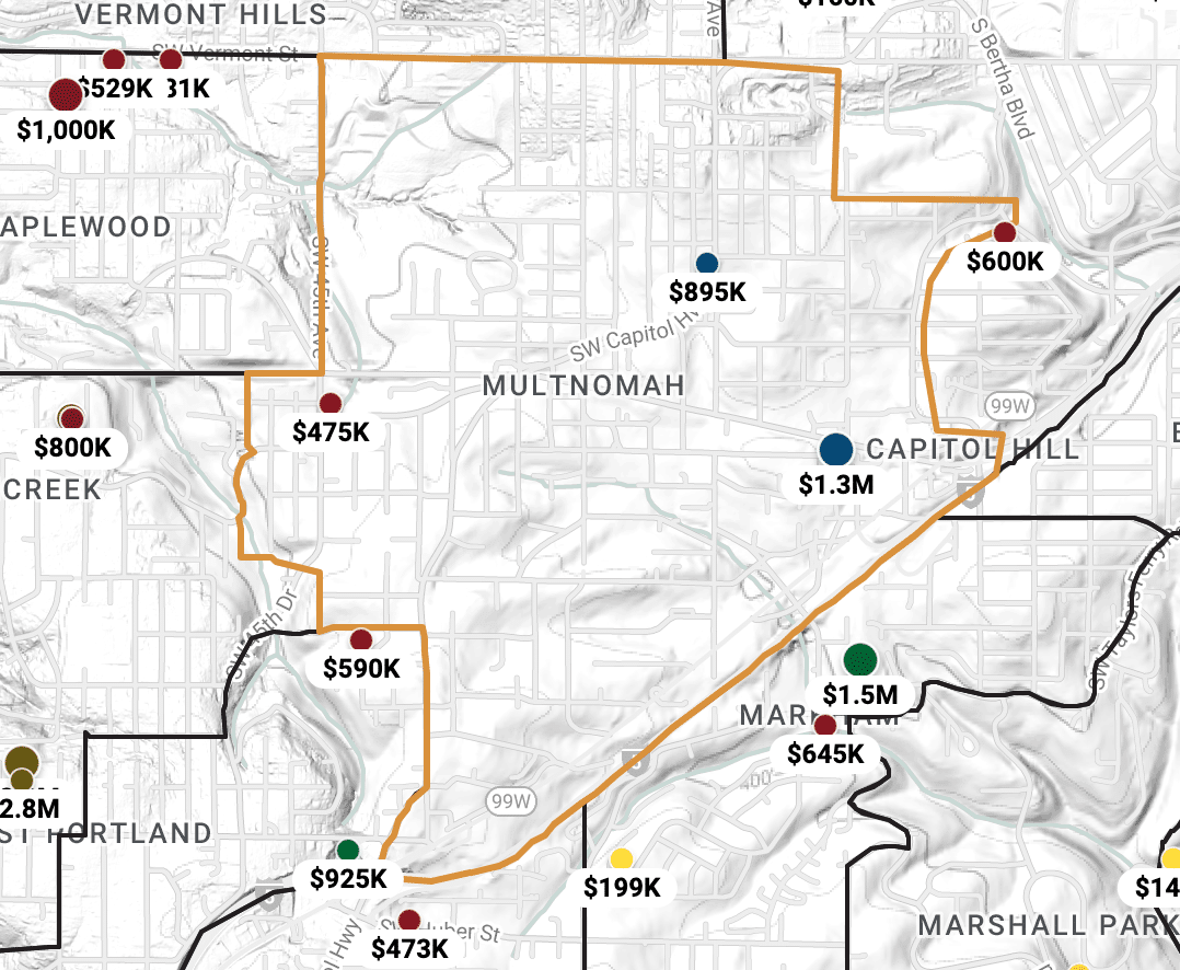 Multnomah Map 